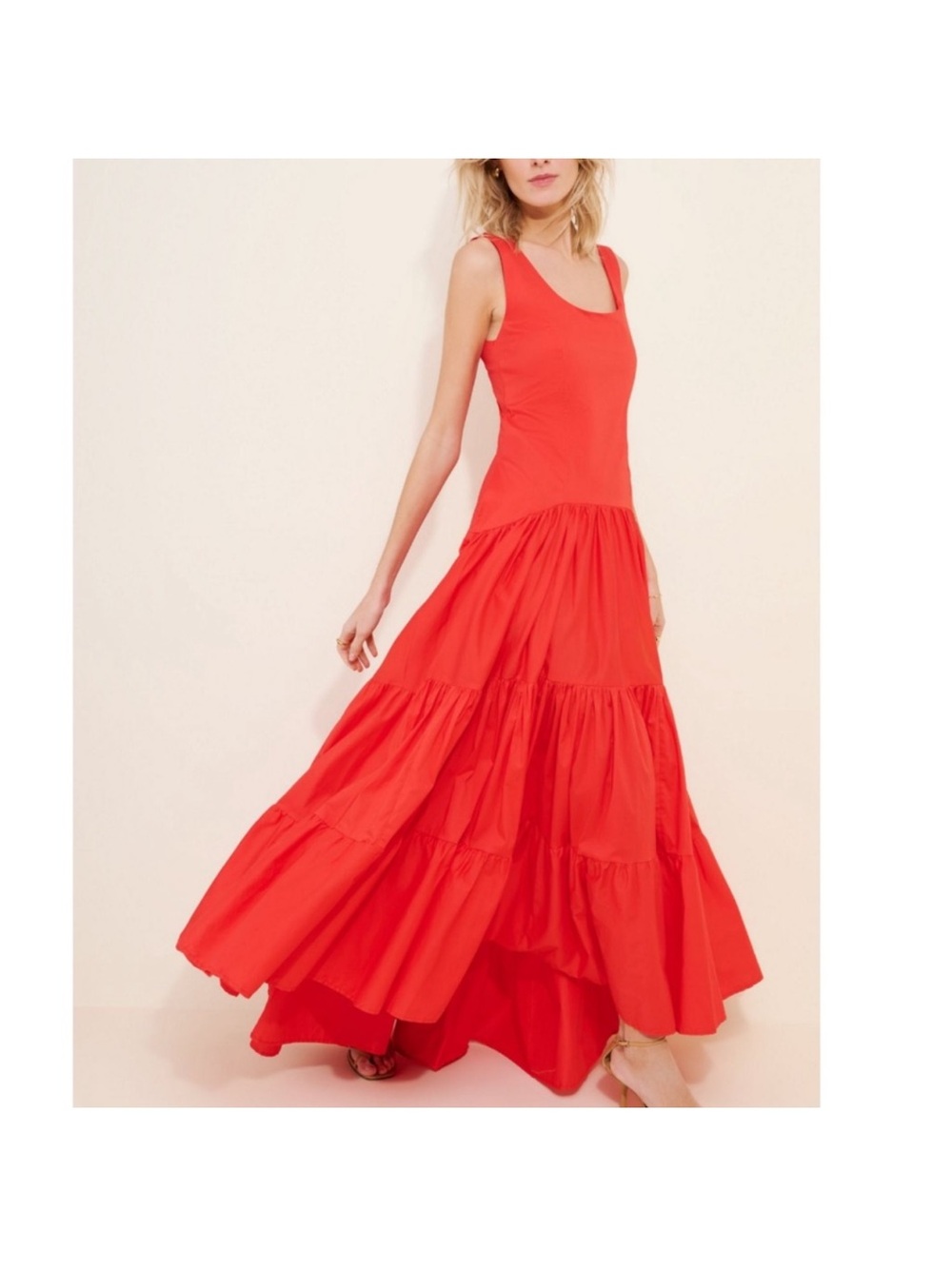 Selina -  Tiered Maxi Dress - S/M